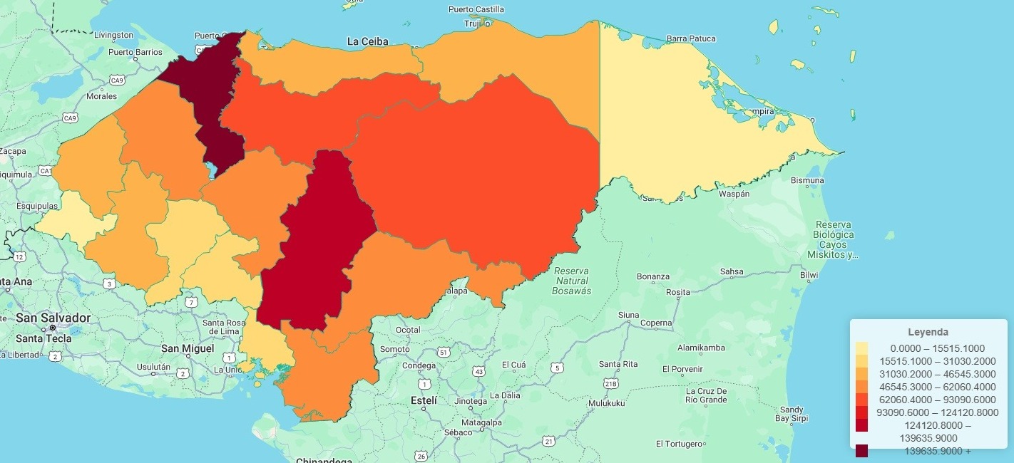 Mapa ICF Fauna
